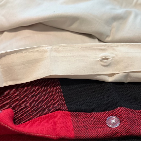 NWOT Pottery Barn Duvet & Euro Sham Red/Black - Picture 2 of 7